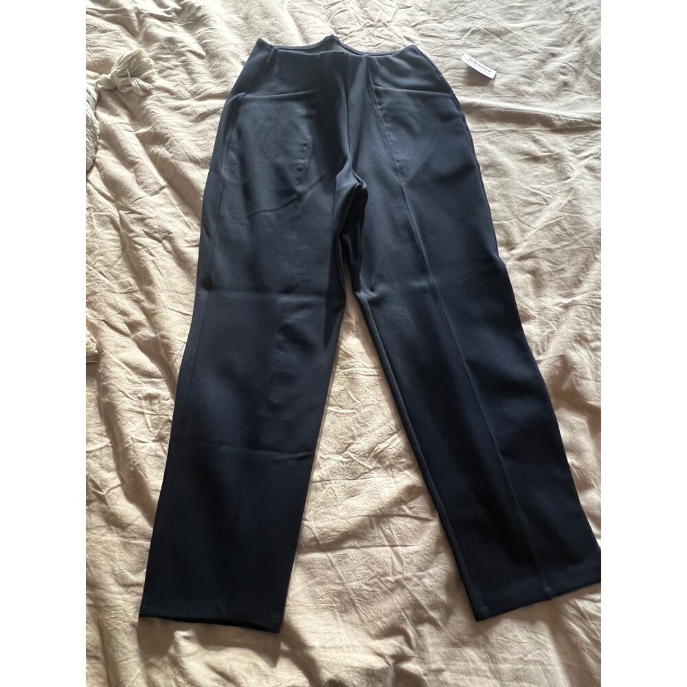 NWT Old Navy Women’s High-Waisted Ponte Street Leg Pants Navy Blue XS New